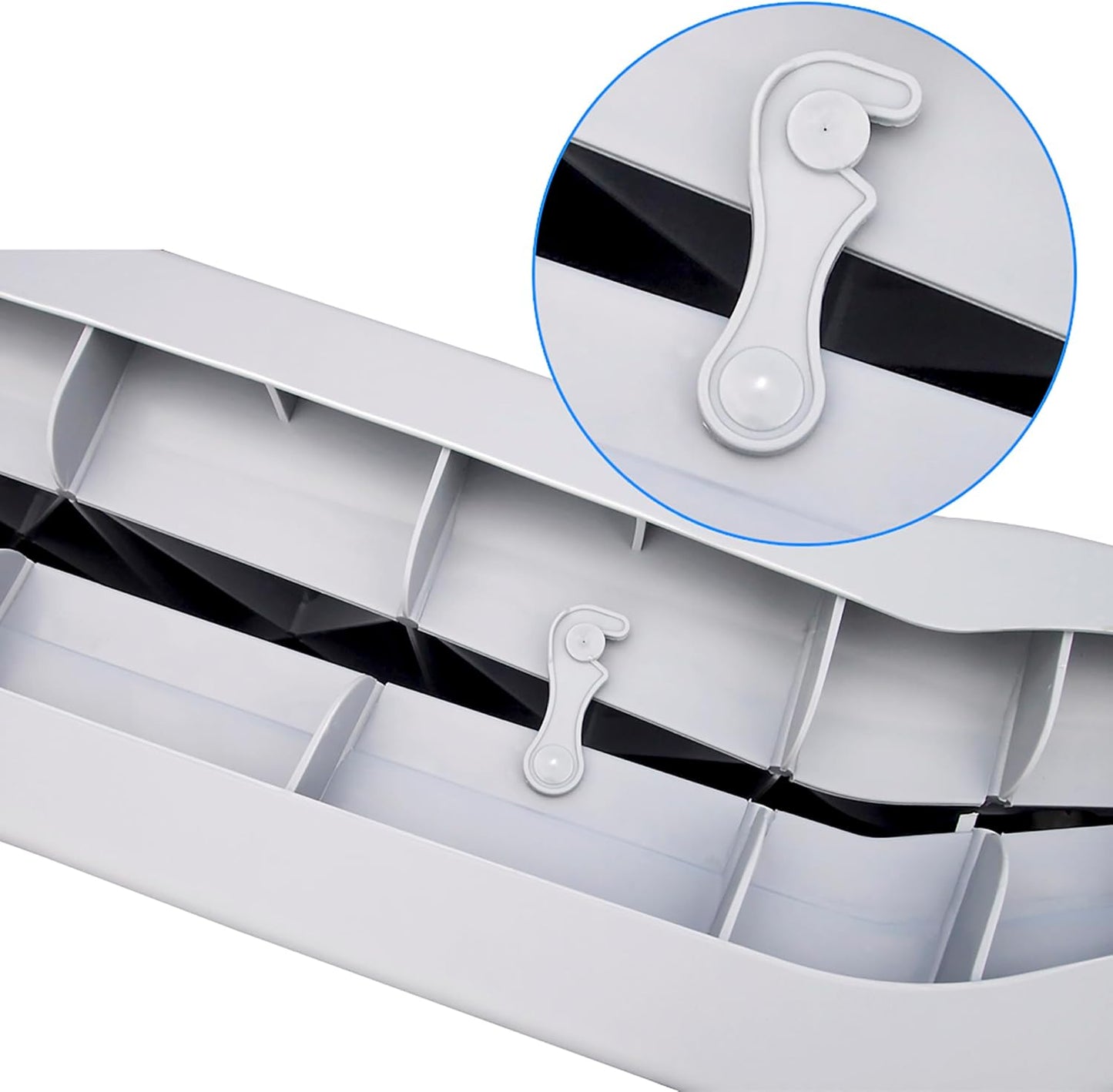 Folding Pet Ramp, 61 Inch, Portable Lightweight Dog or Cat Ramp, Great Traction, Suitable for All Cars, Max Load 165 Pound Capacity to accommodate Large Dogs, Color, Grey