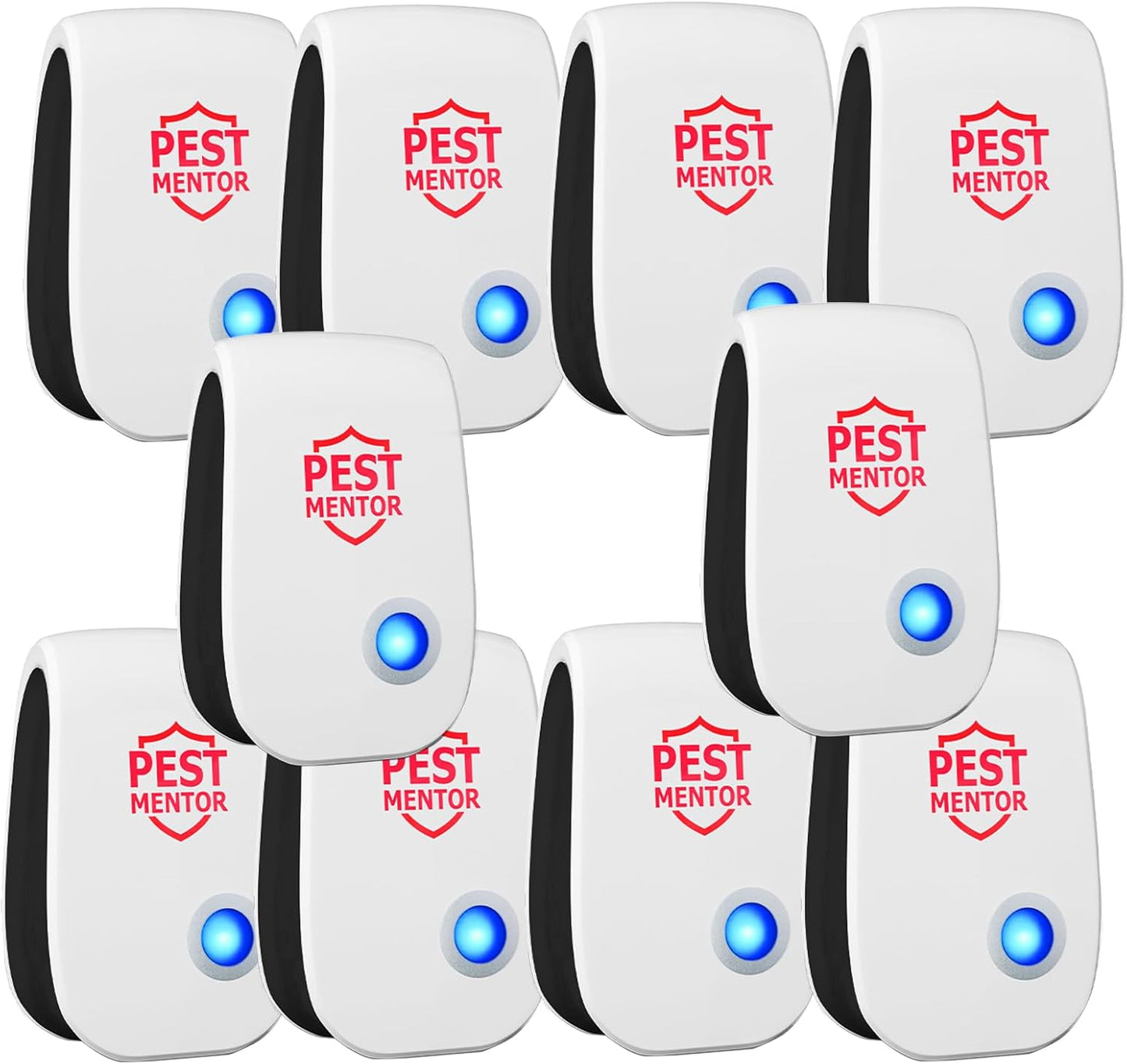 Ultrasonic Mouse Repellent 10 Pack Pest Control Repeller, Mice Repellent Indoor for Spider Bug Roach Ant Fly Rat Mice Insect Deterrent Pest Control Plug in