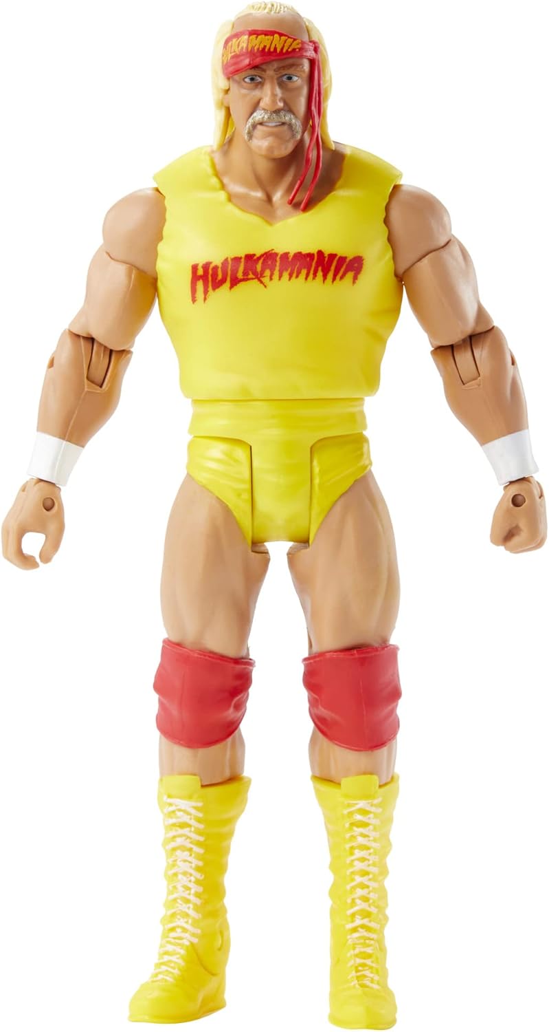 WWE Wrestlemania Action Figure, Hulk Hogan, Posable 6-inch Collectible & Gift for Ages 6 Years Old & Up