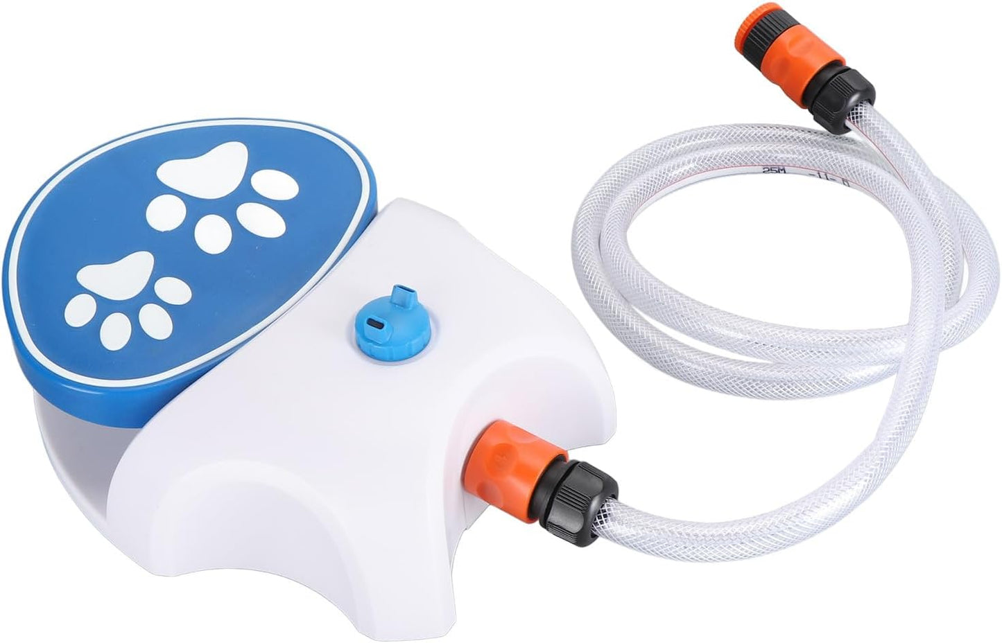 ZJchao Outdoor Dog Water Fountain Activated Sprinkler for Hydration Training for Large Small Dogs with Hose for Backyard Patio