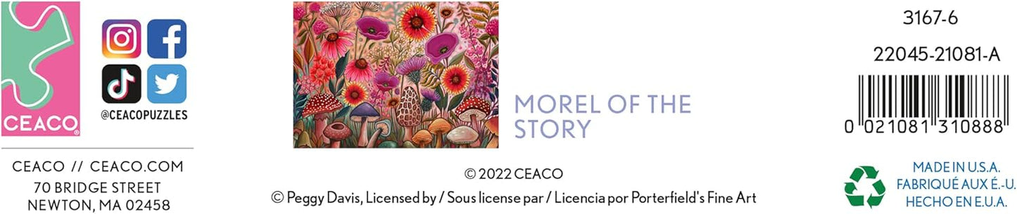 Ceaco - Peggy's Garden - Morel of The Story - 1000 Piece Jigsaw Puzzle