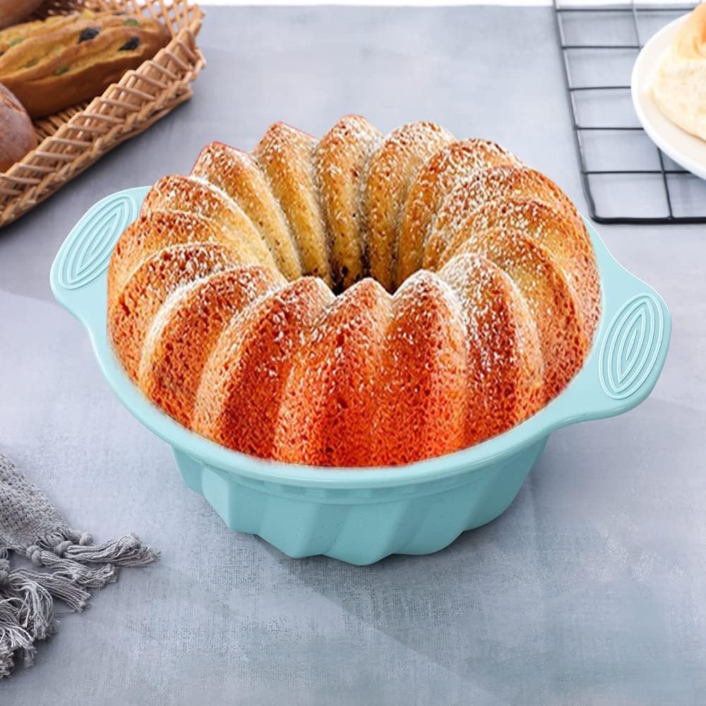 30pcs Nonstick Silicone Bakeware Set With Baking Pan, Cake Molds, Baking Sheet, Donut Pan, Muffin Pan,Cake Pan, And 24 Pack Silicone Cupcake Mold Baking Cups