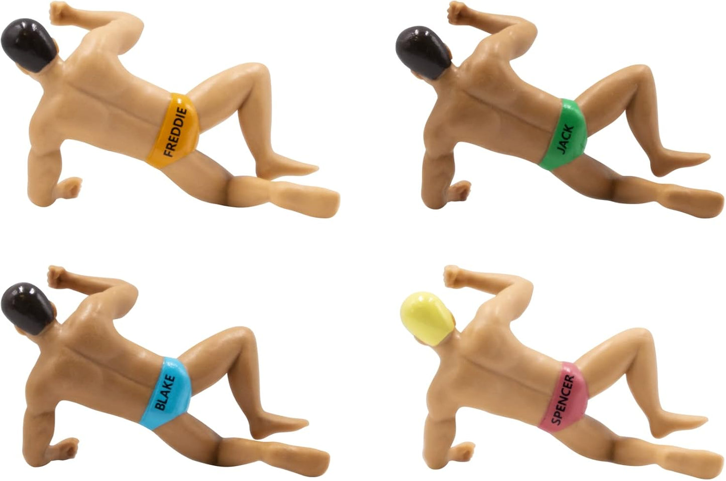 Drinking Buddies NPW Wine Charmers Drink Markers & Glass Charms – Bachelorette Party Accessories, Girls’ Night & Cocktail Party Favors (4 Count)