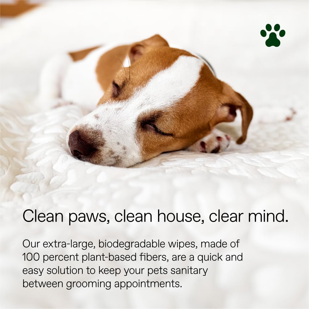ALŌH Hypoallergenic | All-Natural | Multi-Purpose Pet Wipes. Lavender + Wild Mint 50ct Wipes