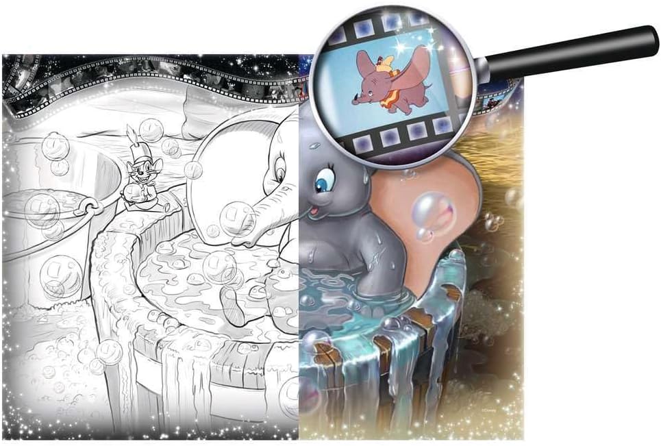 Ravensburger - Disney Memorable Moments - Spectacular 40000 Piece Jigsaw Puzzle - Bold Imagery of Favorite Characters - Cinderella, Bambi & More - Puzzles for Adults