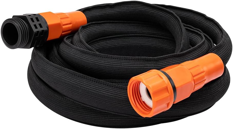 Black + Decker® 25 ft x 5/8 in, Expanding Garden Hose – Lightweight, Kink-Resistant, Quick Repair Couplings® BXMHBB22182