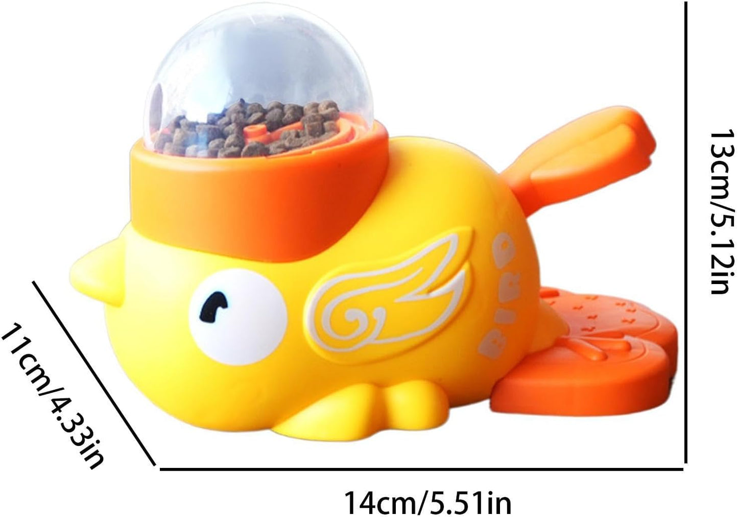 Treat Dispensing Dog Toys | Puzzle Slow Feeder | Pet Food Bowl Cat Treat Dispenser - for Puppy Kitten Small Medium Breed Training Boredom Travel Home Indoor