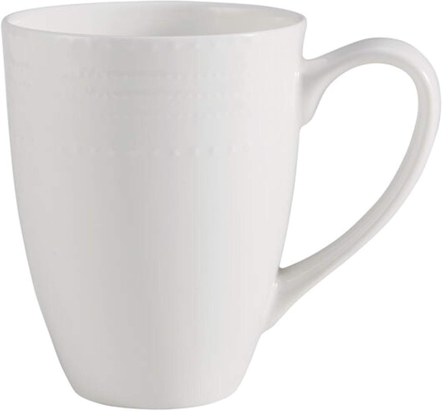 Mikasa Annabelle Bone China 40-Piece Dinnerware Set, Service for 8, Lightweight and Chip-Resistant White Porcelain with Elegant Design