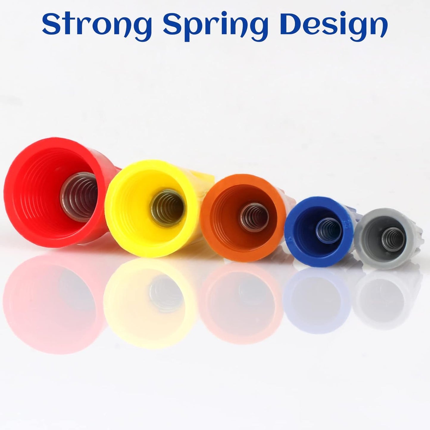 180 PCS Wire Connectors, Insulating Insert Twist Electrical Wire Connectors with Spring, Portable Wire Caps for Quick Connection, Colorful Wire Caps Electrical