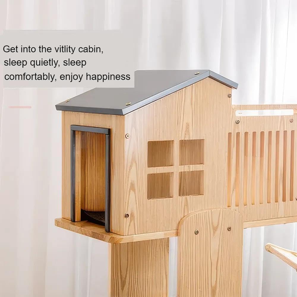Cat Tree Tower House for Large Cats Style B