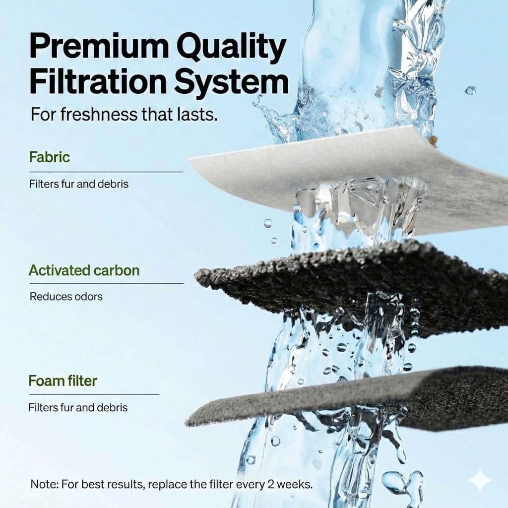 12 pack Raindrop Plastic Fountain Charcoal Filters compatible with Pioneer pet fountain filters Harmony Pawslife Plastic Fountains #3003#6024#3040#6029#6028#6005#6031