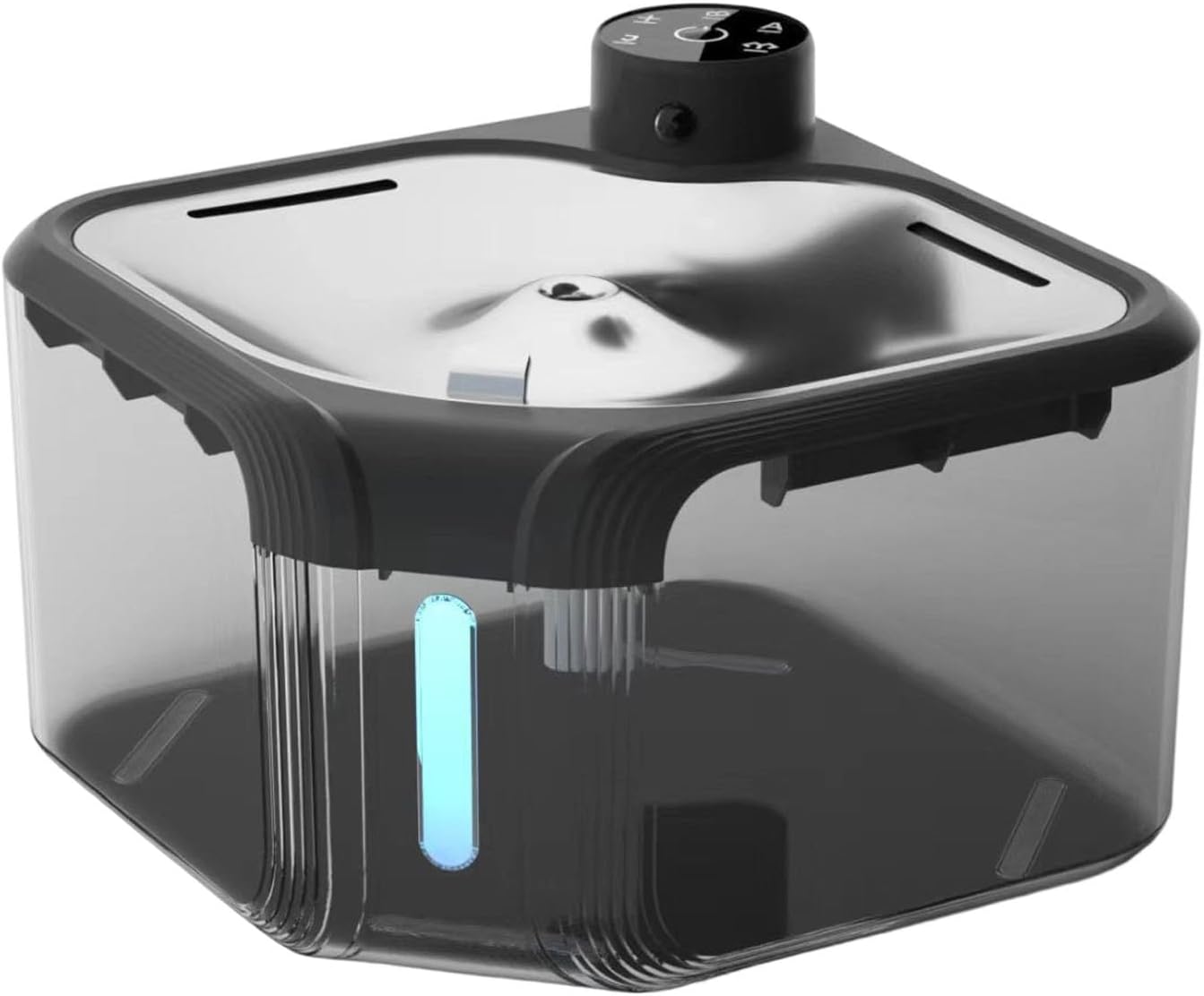 Smart-Circulate Dog Water Dispenser 2.8L Low Noise Design, ABS & Nonslip Tray for Daily Automatic Water Fountain