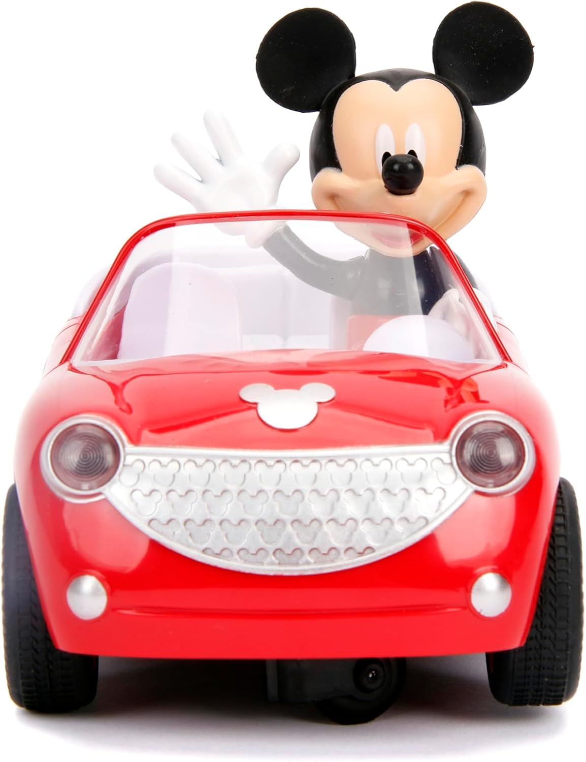 Jada Disney Junior Mickey Mouse Roadster R/C – Remote Control Car with Simple Controller, 1:24 Scale – Fun Toy for Kids Ages 4+