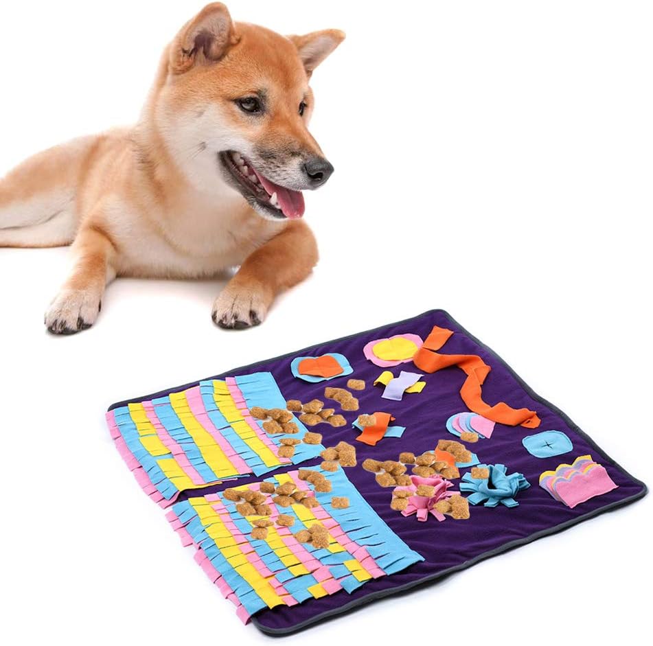 Pet Dog Nose Smell Training Blanket Sniffing Pad Slow Feeding Bowl Food Dispenser Carpet Relieve Stress Toy