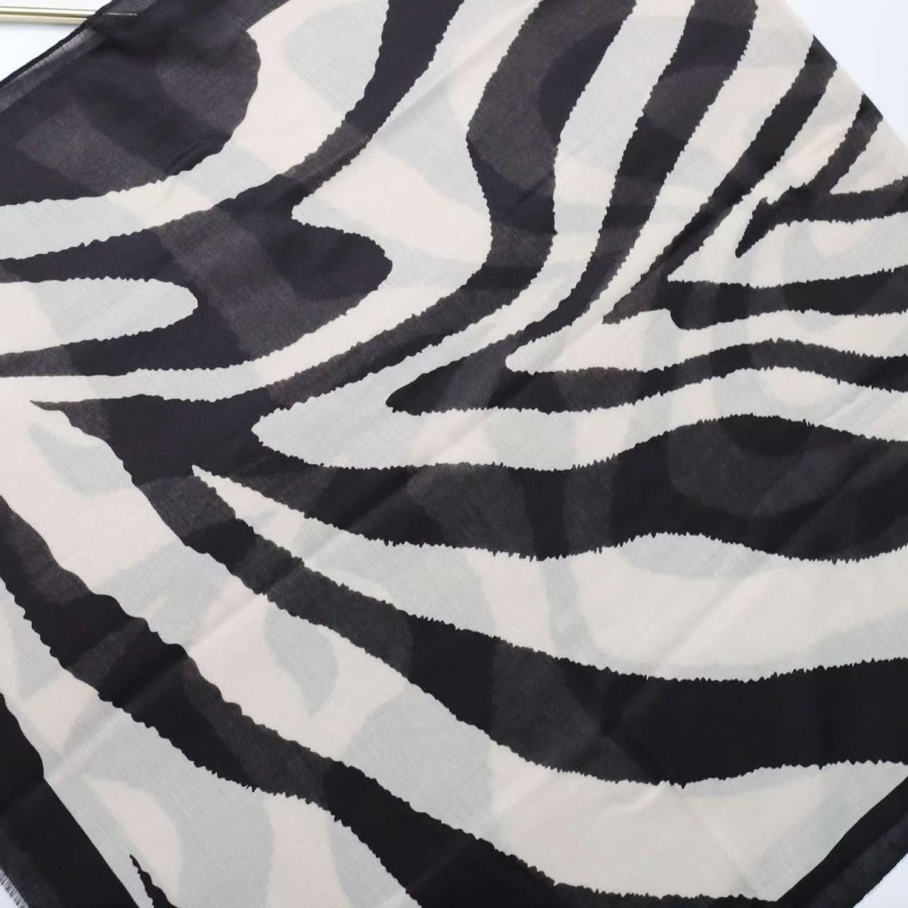 Travel Boho Scarf for Women Casual Lightweight Pashmina Scarves Fashion Multicolor Shawl Wraps with Fringed Beads