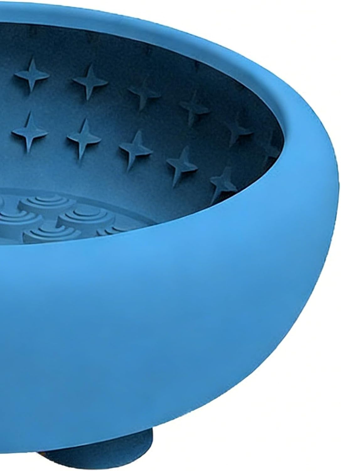 Slow Feeder Cat Bowl – Silicone Non-Slip Pet Dish with Strong Suction Cup | Dog Puzzle Feeder for Puppy, Medium Pets, Drinking, Eating, Water, Standing, Camping, Car, Home, Outdoor, Indoor, Yard