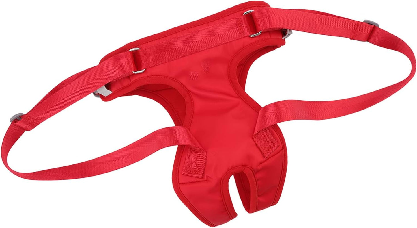 Dog Lift Harness Adjustable Comfortable Pet Rear Support Aid Sling for Small Medium Large Dogs Cats with Arthritis Weakness Post Surgery Fleece Lining (M)