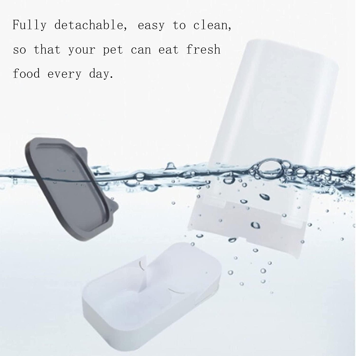 Dispenser Unplugged Pet Feeder Water Dispensers Supplies Set Automatic Gravity Feeder Cat Food, Dog Water Bowl and Automatic Cat Food Dispenser cat Fountain