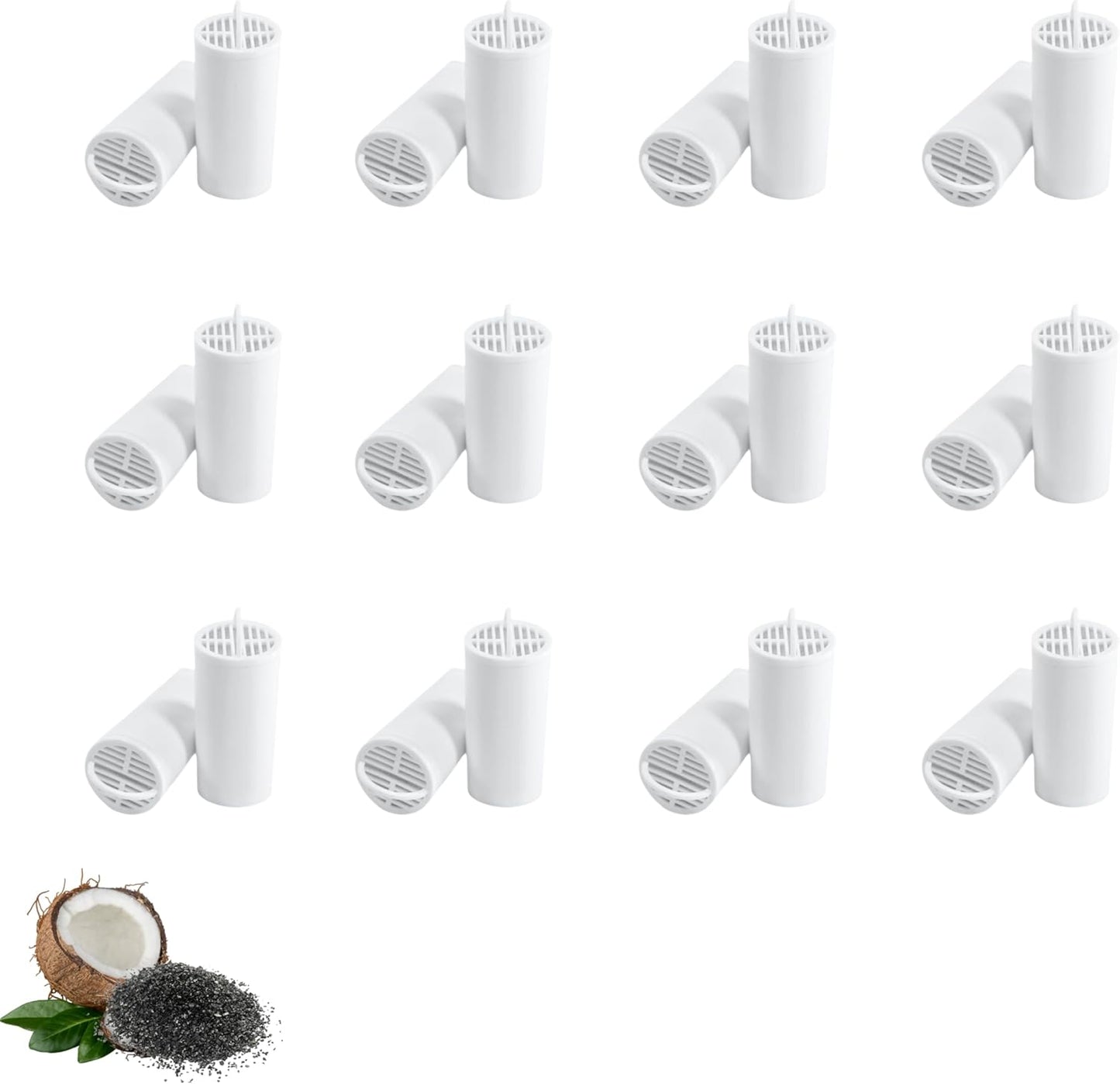Nispira Charcoal Water Filter Replacements for Drinkwell 360 Pet Water Fountain, 24 Packs