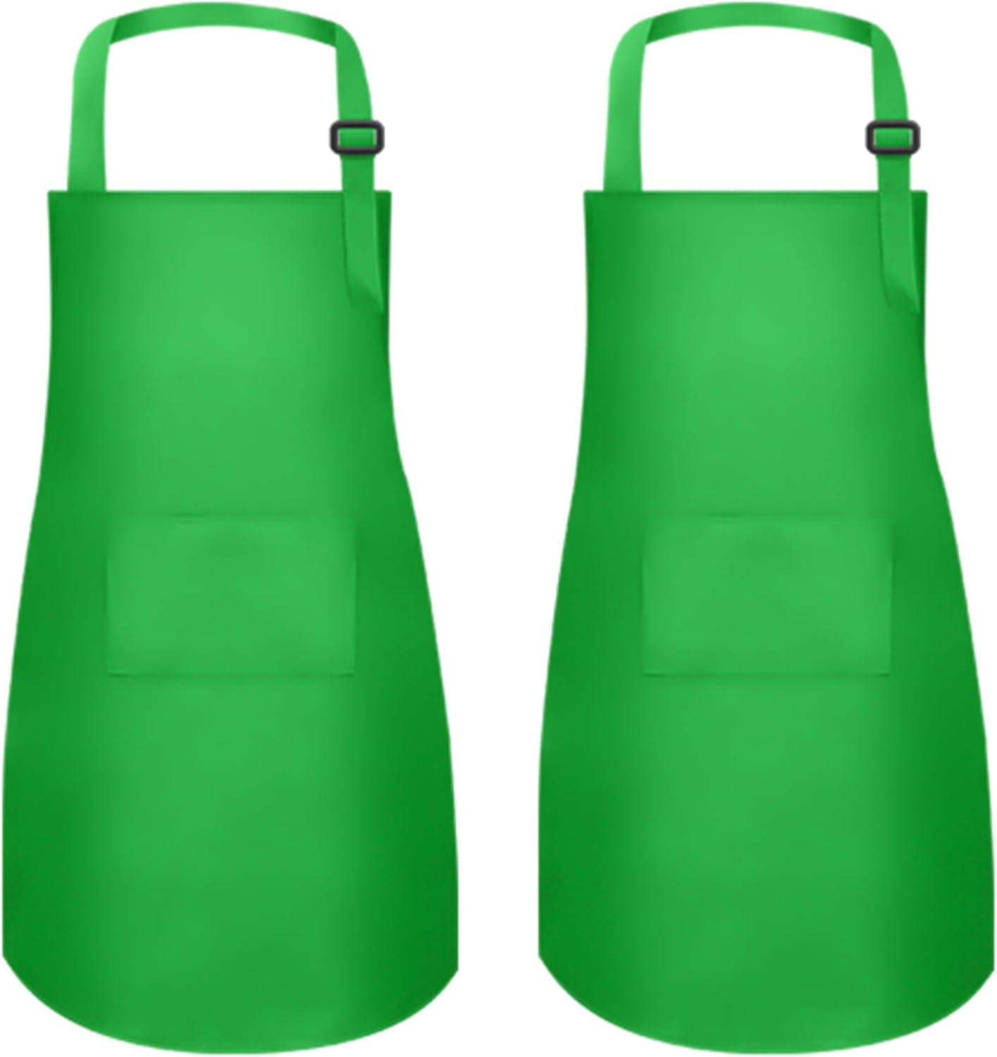 2Pcs Kids Aprons Children Artists Aprons with Pockets Adjustable Chef Aprons for Cooking Kitchen Backing Painting
