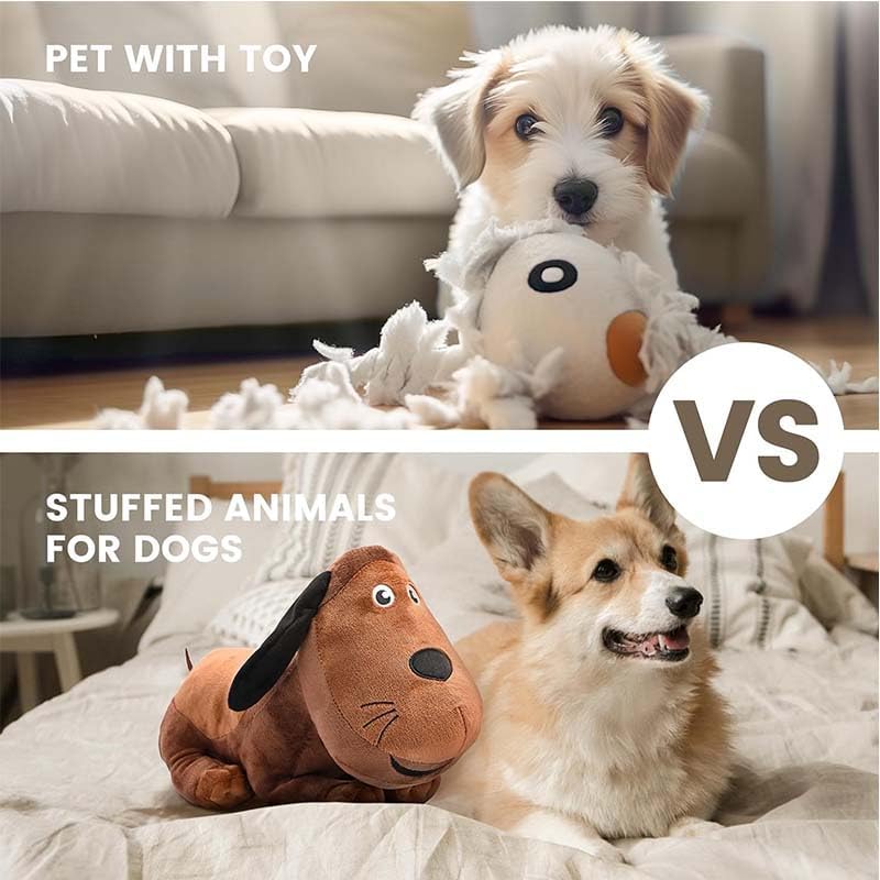 Heartbeat Puppy Toy for Dogs and Cats, Heartbeat Stuffed Animals for Anxiety Relief, Newborn Puppies Sleep Aid Separation Anxiety