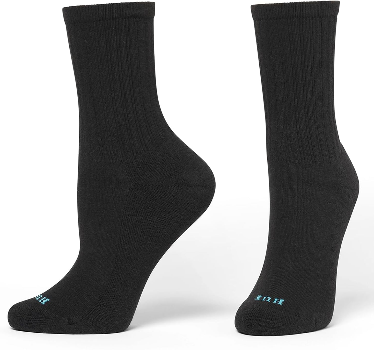 HUE Women's Air Cushion Crew Sock 3 Pair Pack