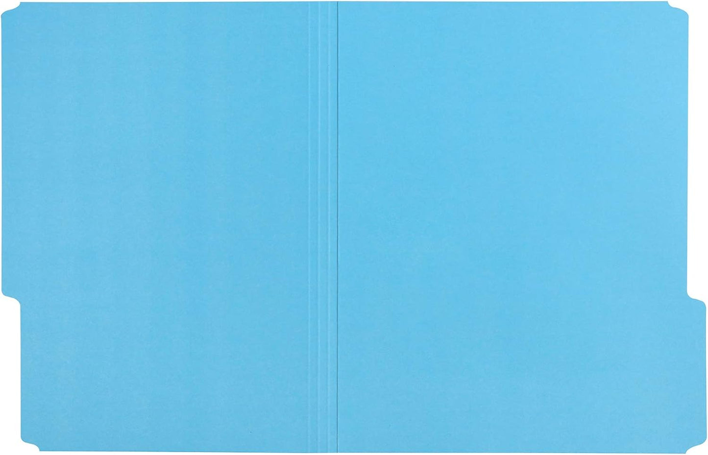 Amazon Basics File Folders for Organization, Letter Size, 1/3 Cut Tab, Sturdy with Tabs for Organizing and Filing, Blue, 36-Pack