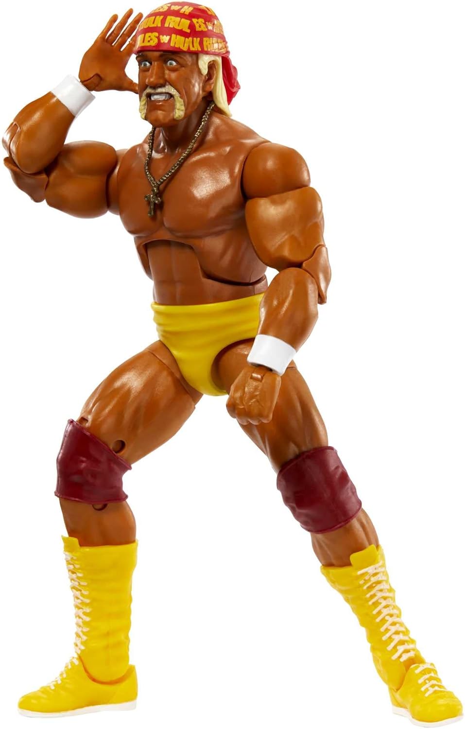 Mattel Hulk Hogan Elite Collection Action Figure, 6-inch Posable Collectible Gift for Fans Ages 8 Years Old & Up
