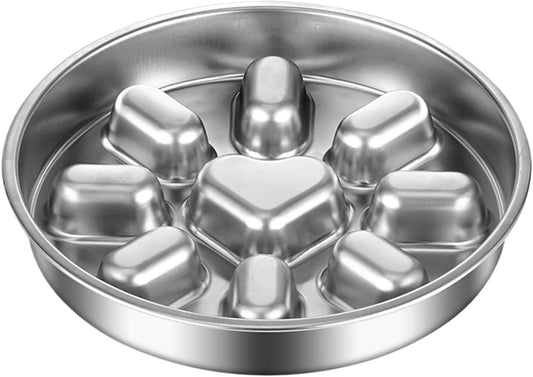 Dog Bowl Slow Feeder - Anti-Choking Puzzle Dish,Dog Food Bowl with Non-Slip Base,for Medium Breed, Fast Eater, Feeding, Eating, Treat, Water