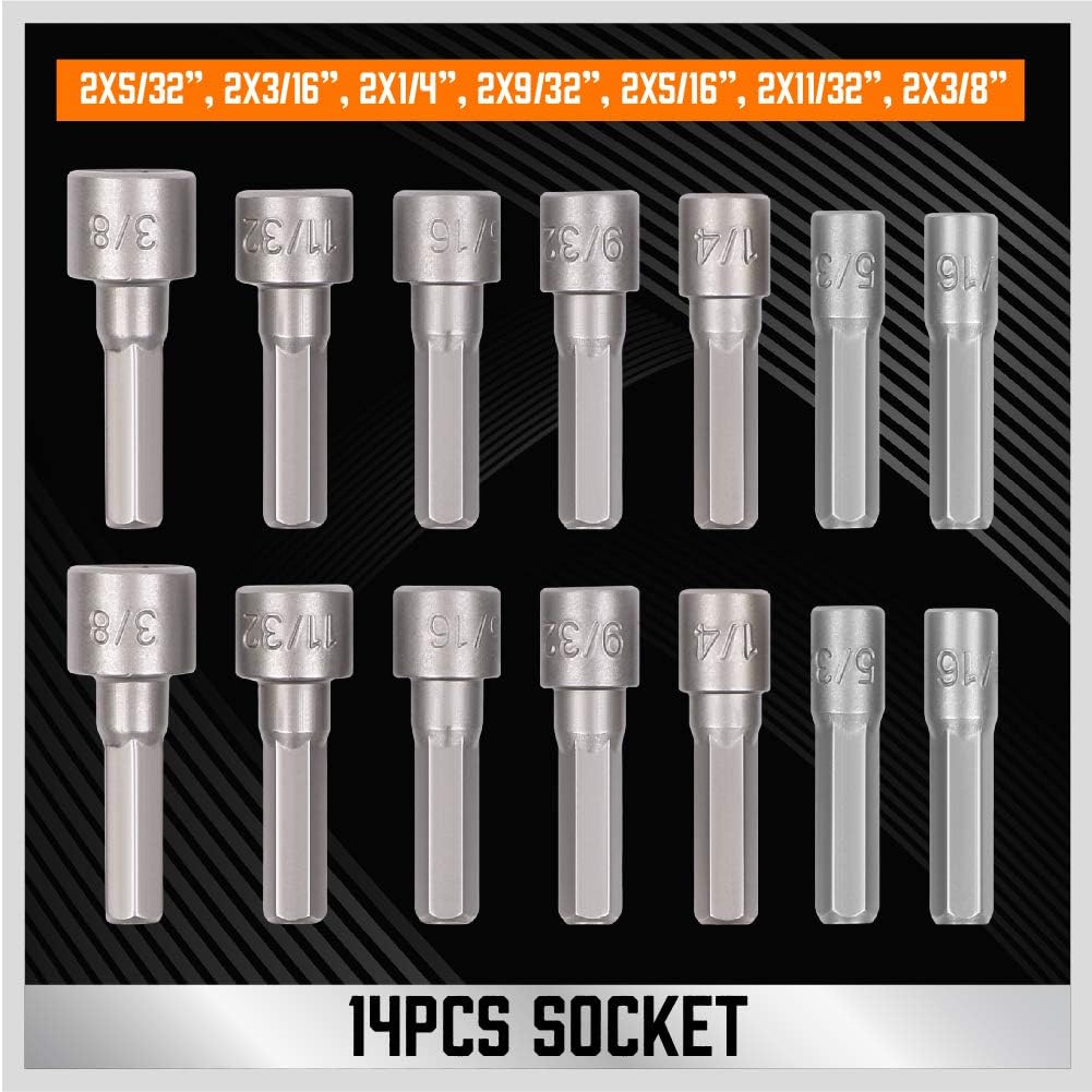 124-Piece Magnetic Screwdriver Set with Plastic Racking, Precision Screwdrivers, Magnetizer, Demagnetizer, Allen Keys, Nut Drivers, Ratchet Handles, Sockets & More - DIY Tools for Men, Tools Gift