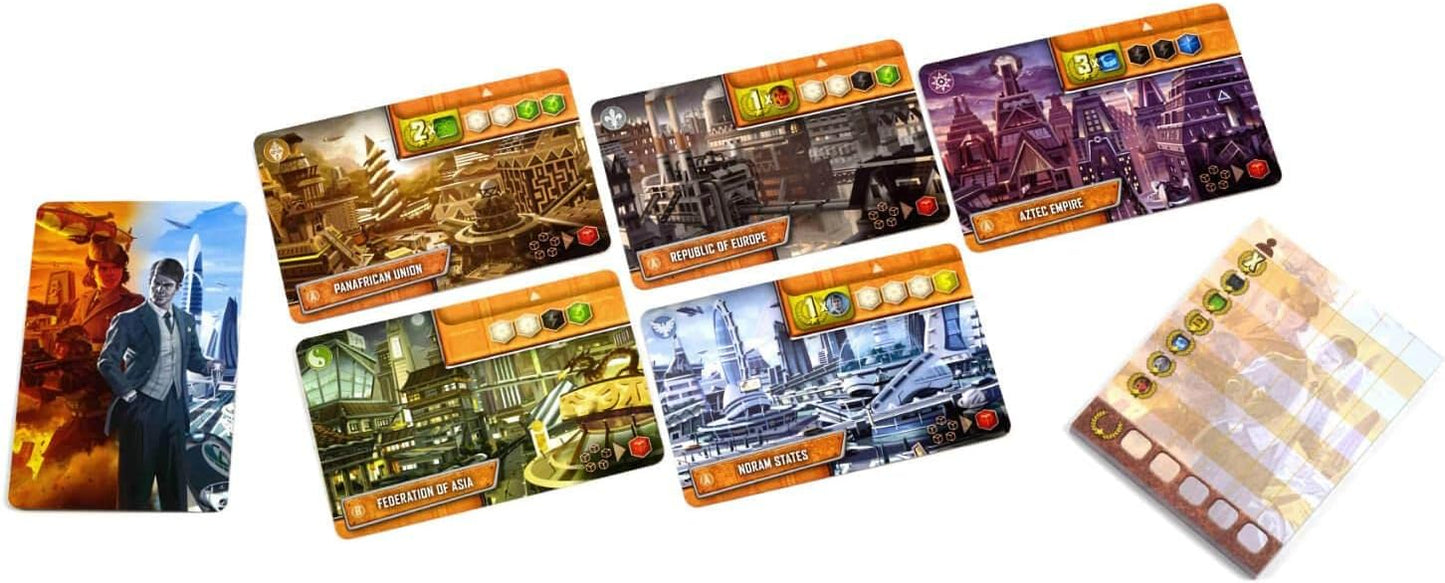 It's A Wonderful World Board Game - Build Your Empire in This Strategic Card Game for Kids and Adults, Ages 14+, 1-5 Players, 30-60 Minute Playtime, Made by Lucky Duck Games