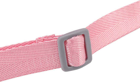 Dog Lift Harness Adjustable Safe Comfortable Puppy Hind Leg Support Sling Vest for Old Disabled Rehabilitation Dogs Pink Fleece Lining (S)
