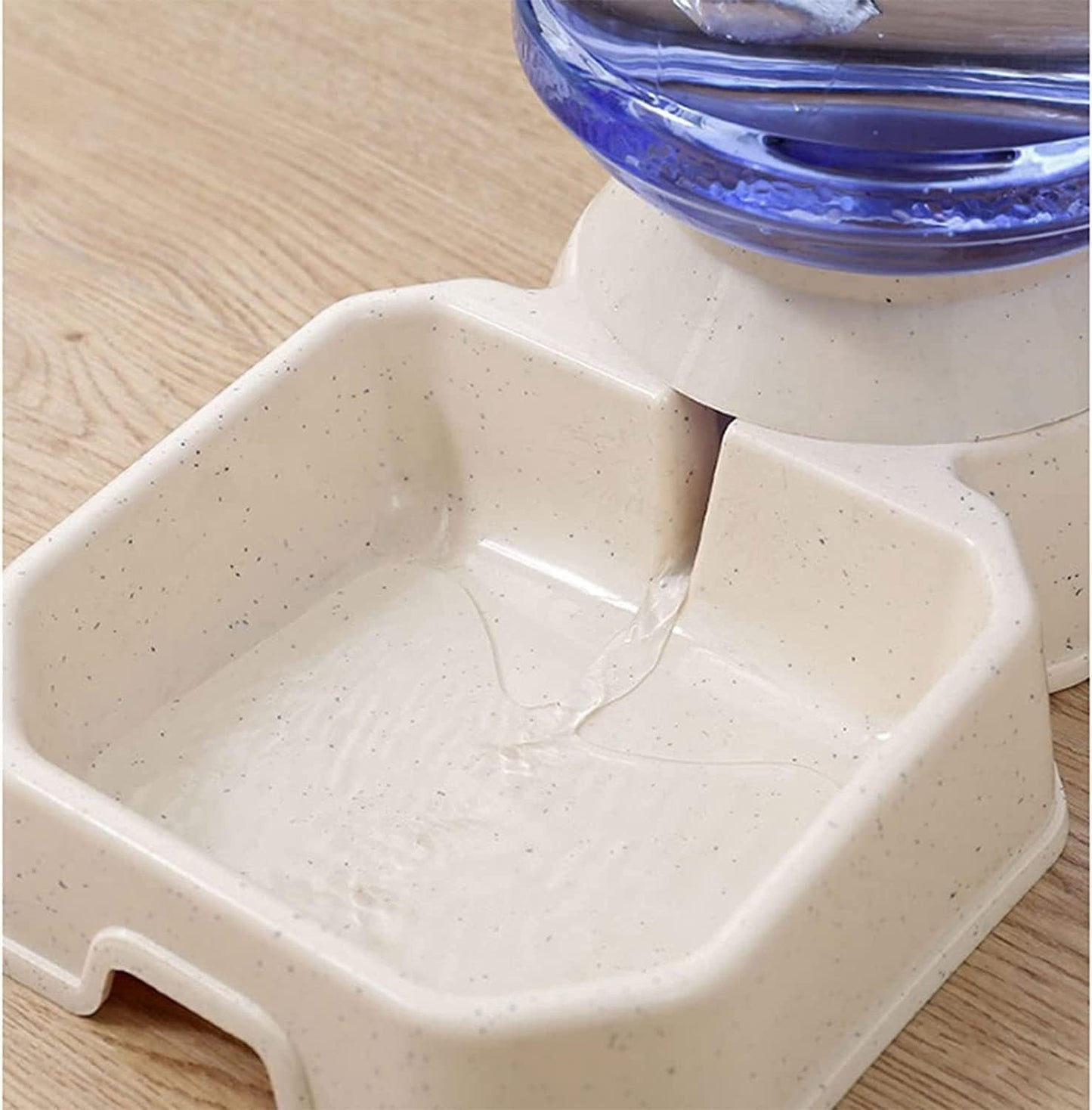 Water Dispenser 3.8L Big Capacity Automatic Dog Food Feeder Water Set Unplugged Fountain Dispenser Waterer Self Feeding Bowl for Small Large Pet Dog Cat Puppy cat Fountain (Size : Feeders) ( Water