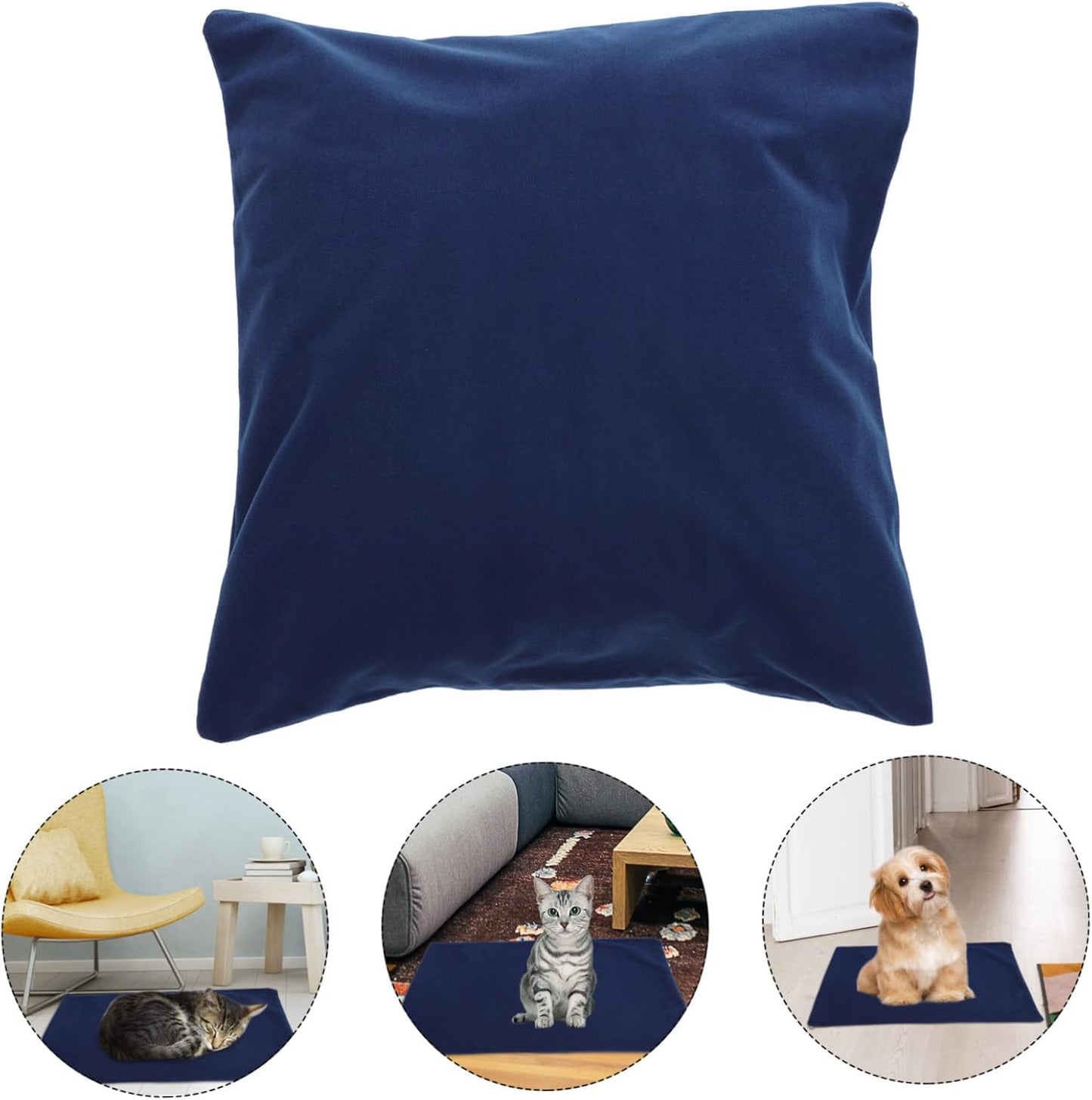 Toyvian Pet Heating Pad Cover Warm Heater Protector for Cats Dogs and Small Pets Cozy Sleeping Design for Indoor Use Cover