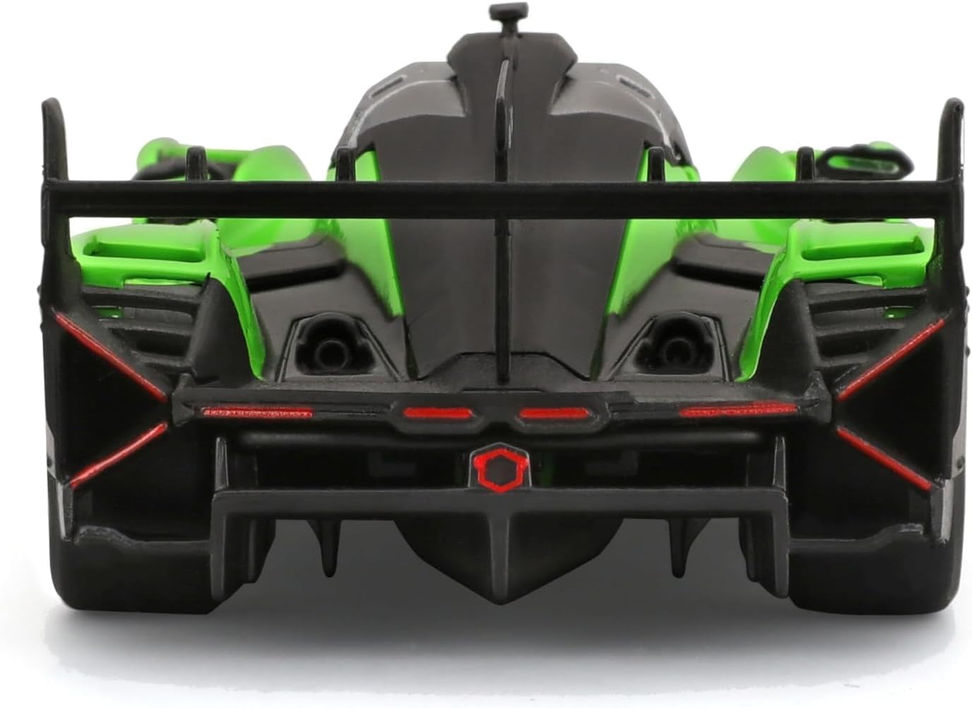 Bburago 1/43 Lamborghini SC63 LMDh Le Mans 24 Hour Endurance Race, Green Sports Car, Diecast Car, 18-38315