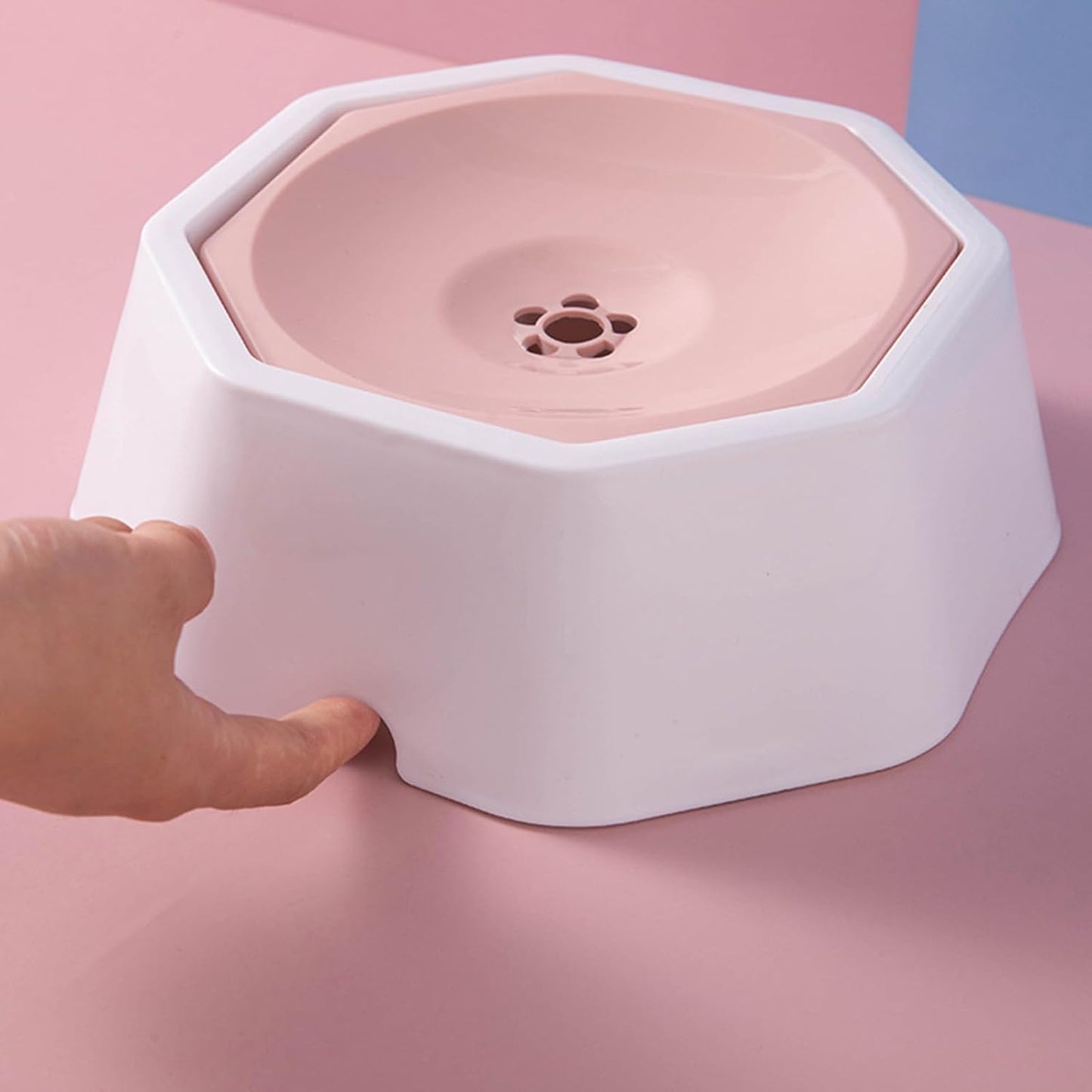 Pet Bowl Floating Bowl Water Drinker Not Wet Mouth Splashes Water Bowl Not Sprinkler Water Dispenser Portable Bowl