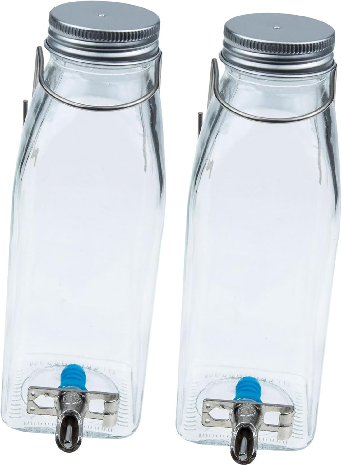 Milisten 350ml PET Rabbit Water Bottle Dispenser – Silent Hanging Glass Water Feeder for Small Animals – for Bunnies Guinea Pigs and Other Pets