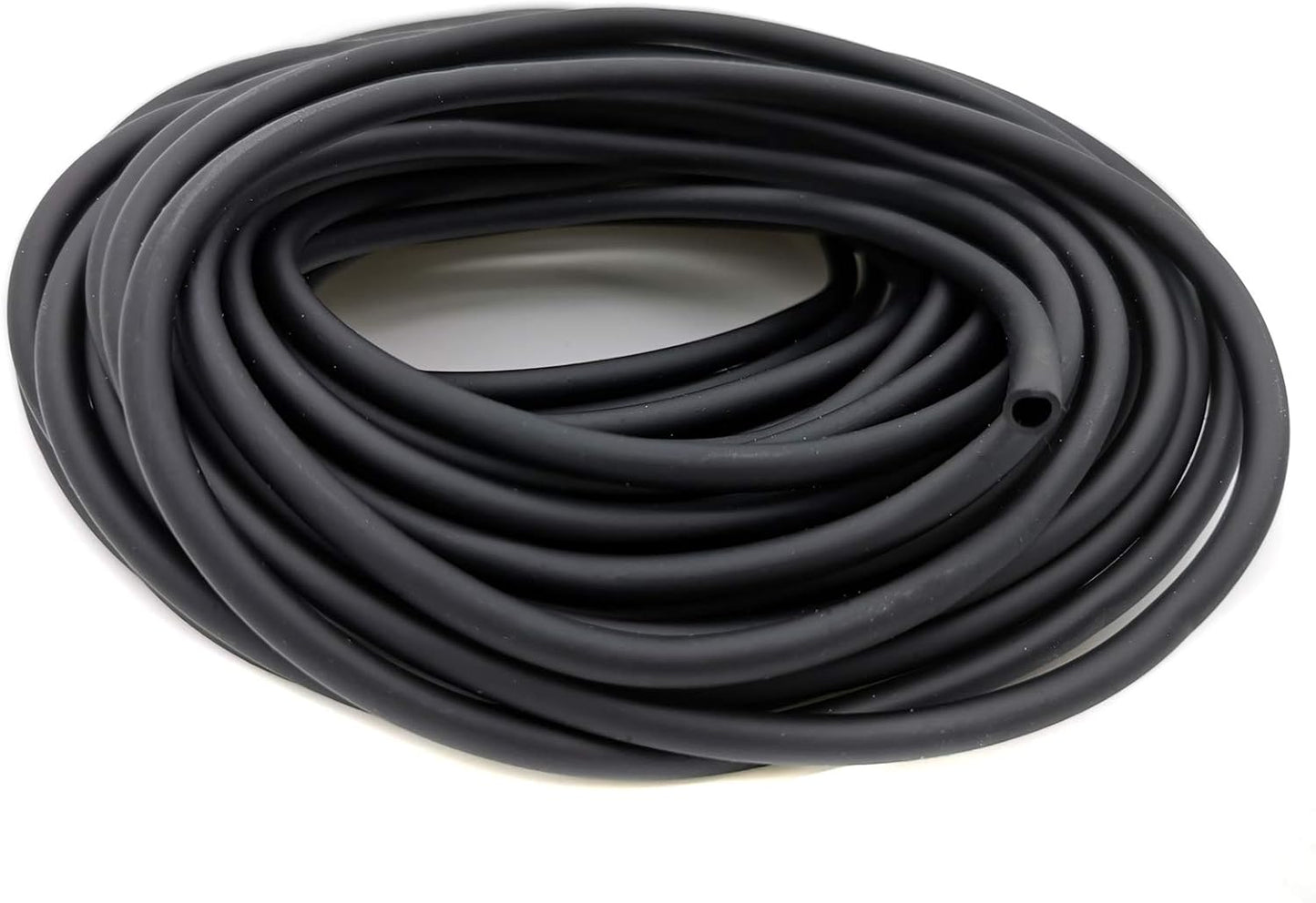 JIH Aquarium 50 Feet Standard 3/16" Black Flexible Airline Tubing with Black Plastic Connectors for Fish Tank,Terrariums, and Hydroponics