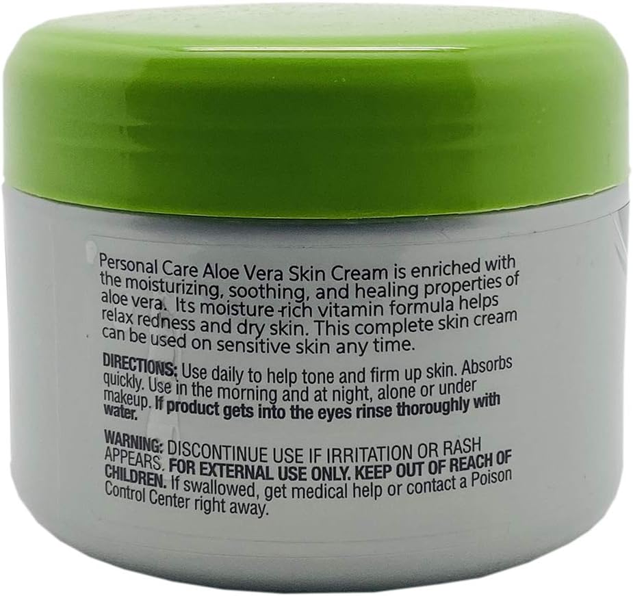 Skin Cream Aloe Vera, 8 Ounce
