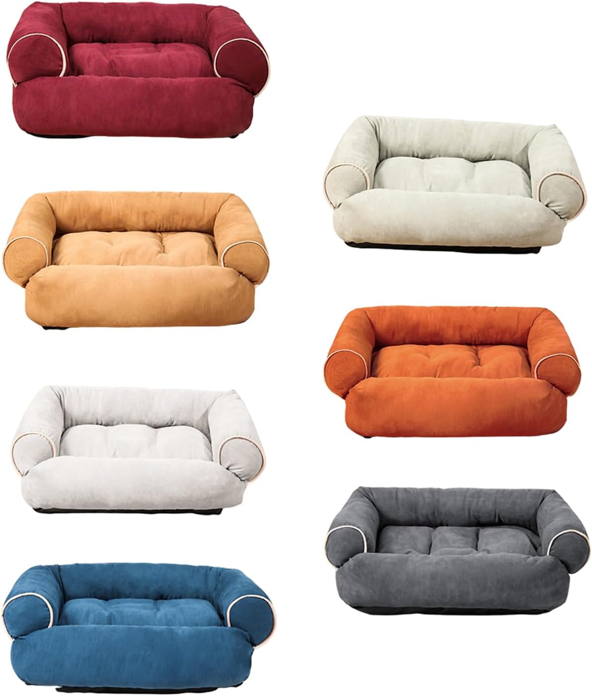 Pet Bed with Detachable Cushion Soft and Beautiful Non-Slip Dog Basket Dog Sofa Detachable Cushion Nest Pet Furniture