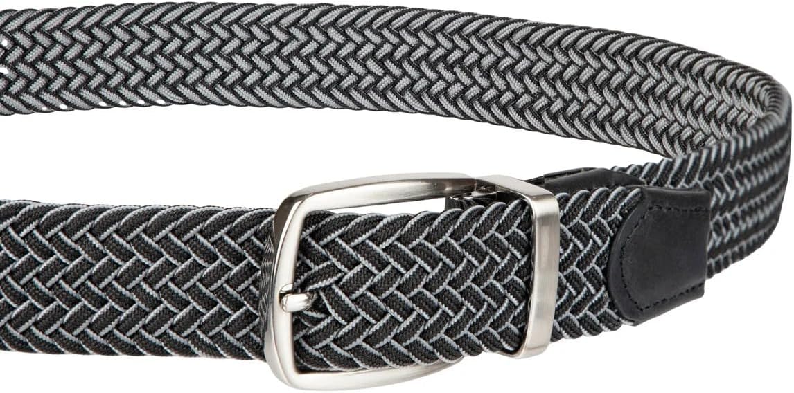 Tommy Bahama Men's Fully Adjustable Stretch Woven Fabric Web Belt - Casual Comfort for Work, Weekend & Vacations