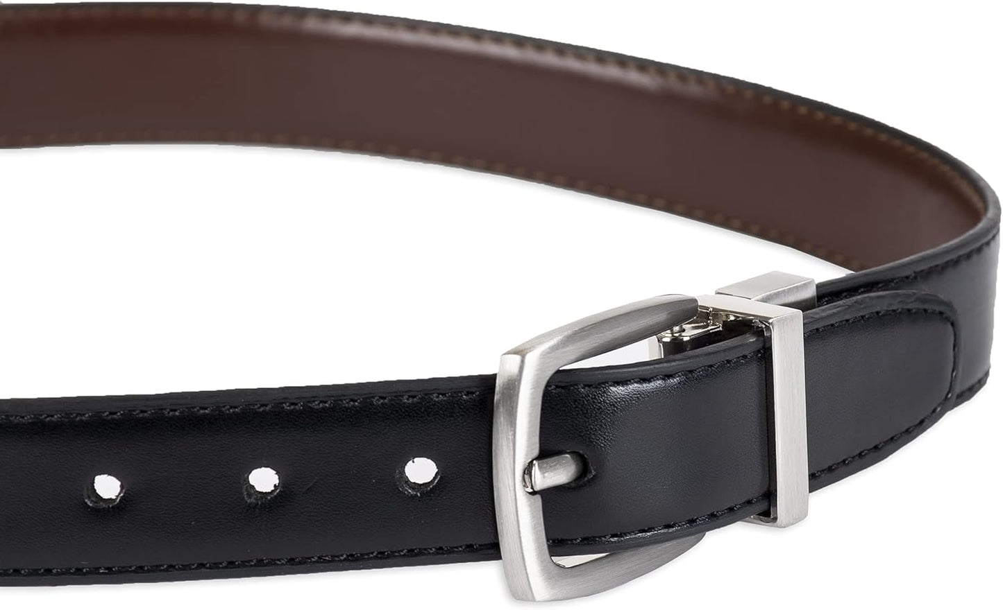 Dockers Boys’ 2-in-1 Reversible Belt – Versatile for School, Casual & Dress Wear
