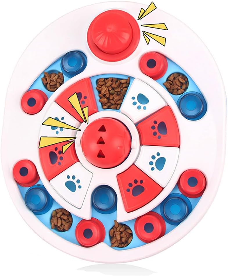Durability Slow Feeders Bowl Regulable Dog Feeders Comfortable Cats Bowl for Eating Intelligence Training Pet Toy