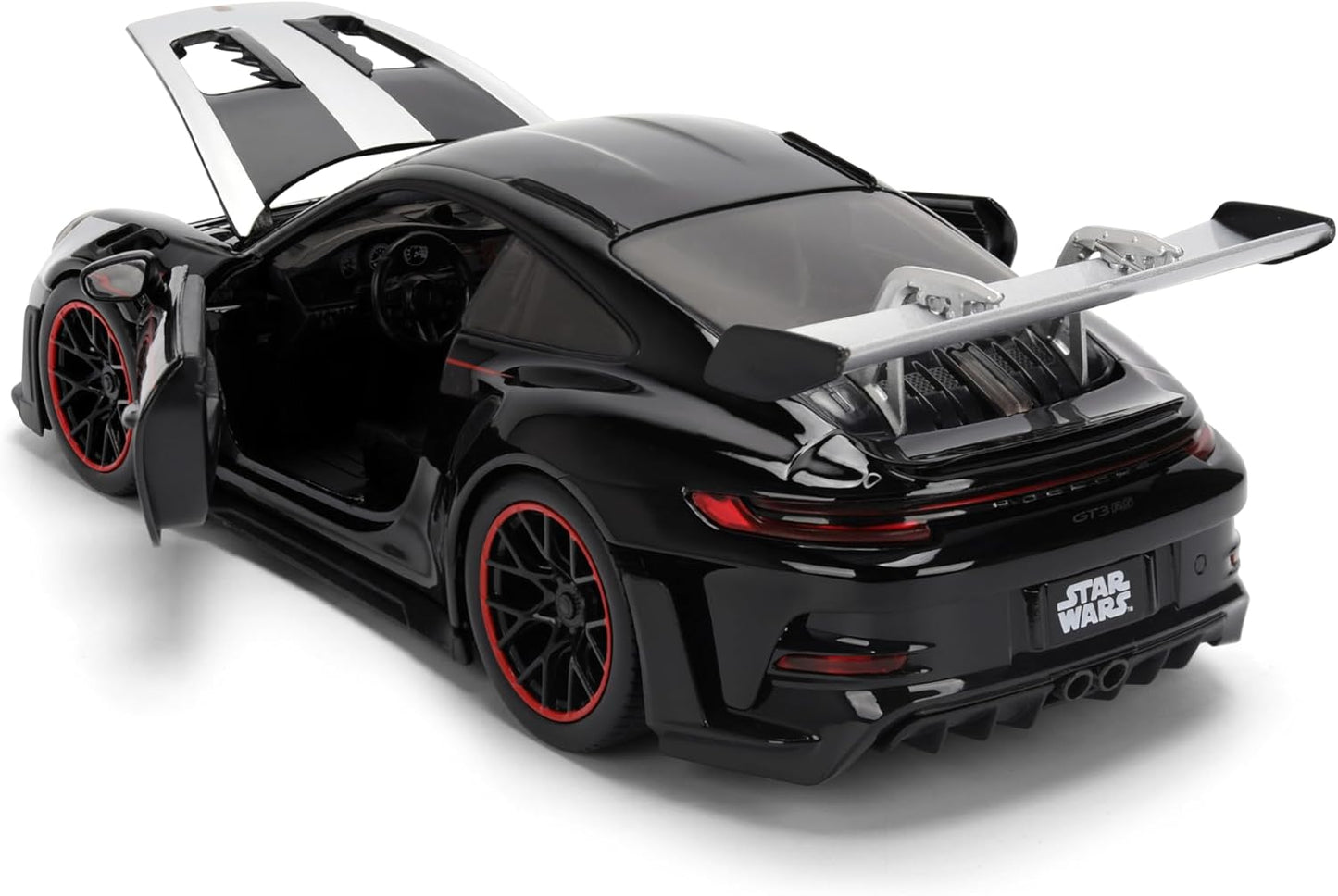 Jada Star Wars Darth Vader 1970 Dodge Charger R/T Hollywood Rides Die-Cast Car with Figure 1:24 Scale