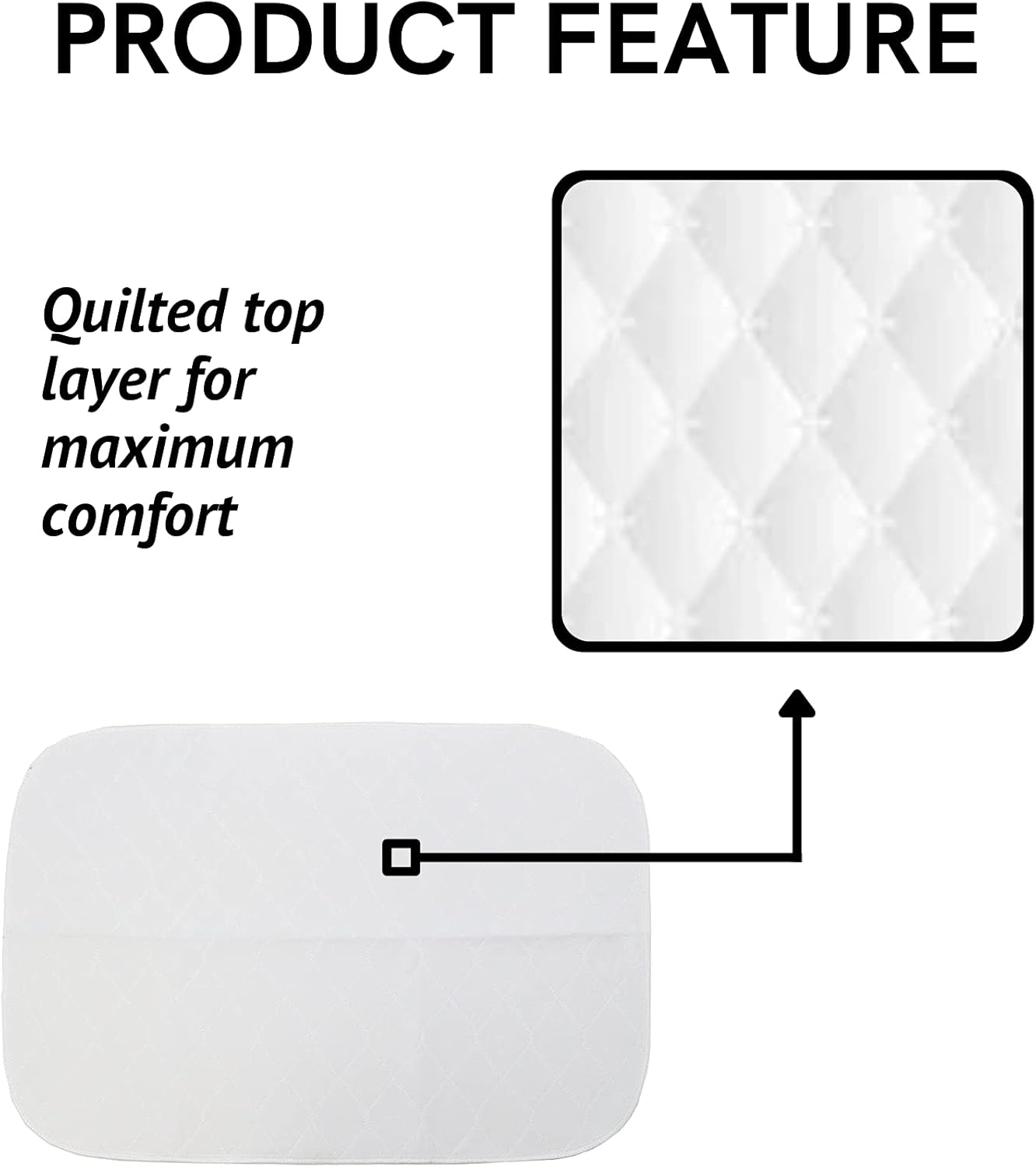 Midlee Reusable Washable Dog Pee Pads XL 60"x72" – Pack of 3 | Waterproof Puppy Training Pads, Whelping Mat, Incontinence Pad for Large Dogs