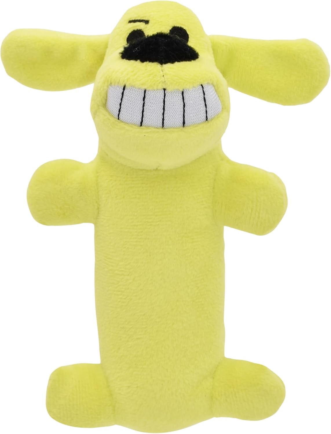 Multipet Original Loofa Dog Plush Toy - Squeaky Toy for All Dogs - Extra Soft Plush - Stuffed Animal Dog Toys for Playing (1 Count, 6”, Random Color Surprise)