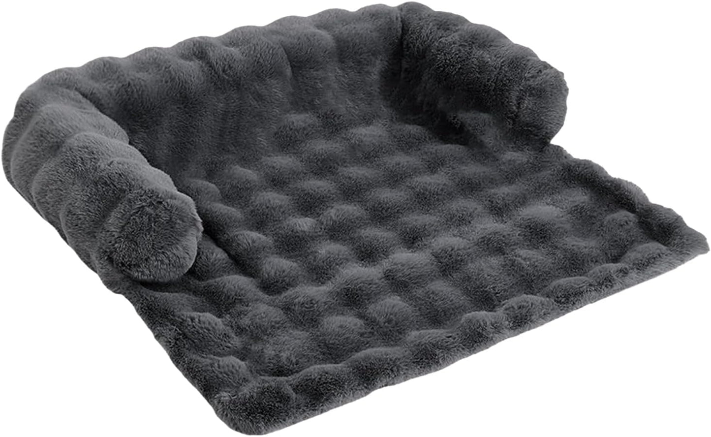 Pet Couch Bed, Plush Sofa Cover with Washable Removable Mat for Bedroom, Apartment, Living Room, Indoor Relaxation, Nighttime Sleep, Daily Rest, Play Area