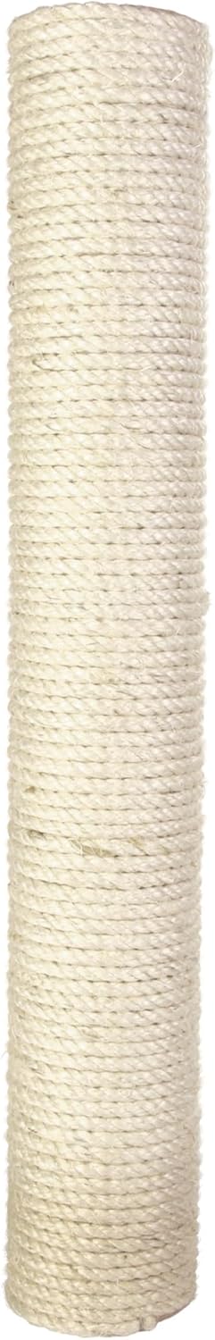 TRIXIE Replacement Sisal Post for Cat Scratching Posts, Backup Scratcher for Indoor Cat Furniture, Trees and Towers, 3.5 in x 23.6 in (9 x 60 cm)