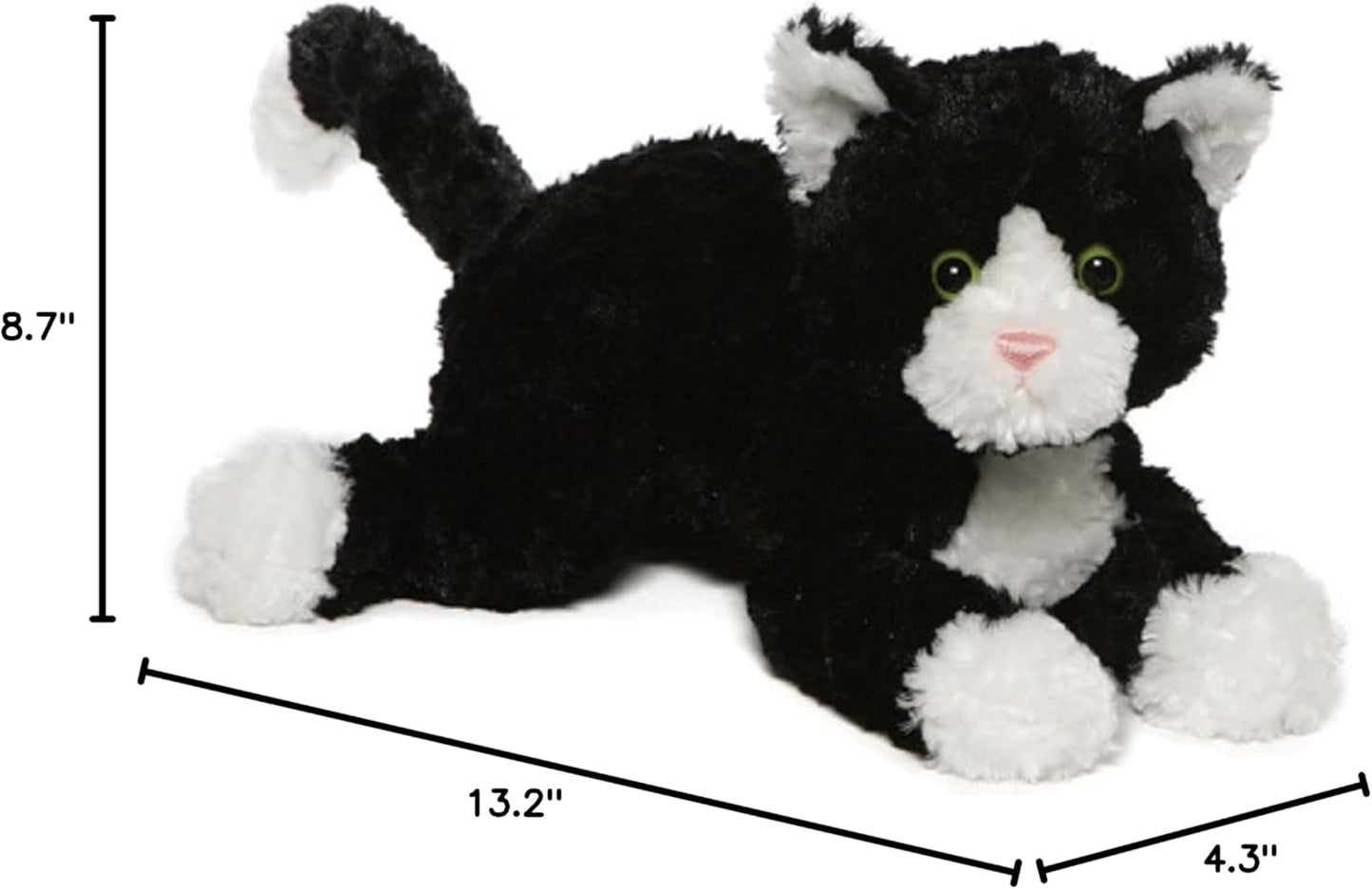 GUND Sebastian Tuxedo Kitten Plush Toy, Premium Cat Stuffed Animal for Ages 1 and Up, Black/White, 14”