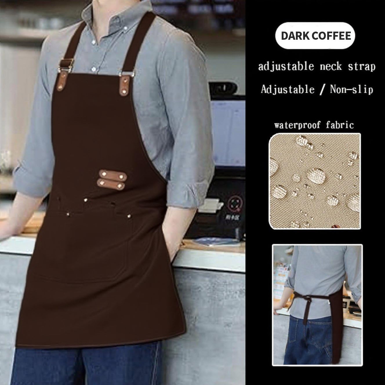 Apron Home Kitchen Cooking Baking Gardening for Women Men